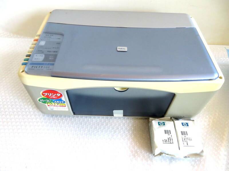 ●【ト足】HP NEC PR-M500 P！CTY500 プリンタ コピー スキャナ 複合機 インクジェットプリンター CO695ZZG17