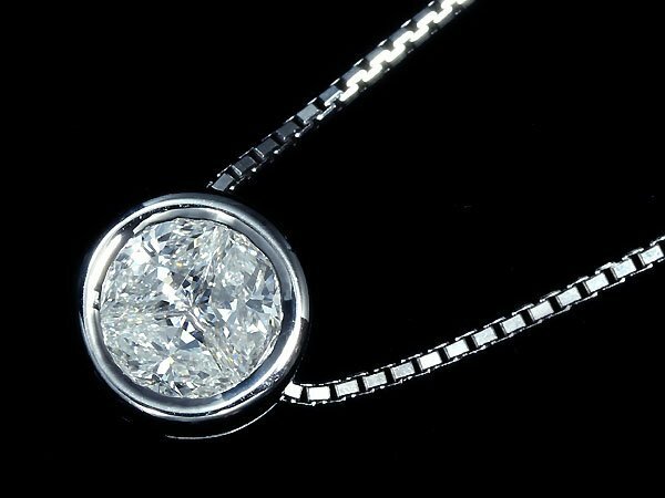 RG11615SS【売り切り】新品【RK宝石】《Diamond》ミステリーセッティング 極上ダイヤモンド 3石総計1.00ct Pt900 高級ネックレス ダイヤ