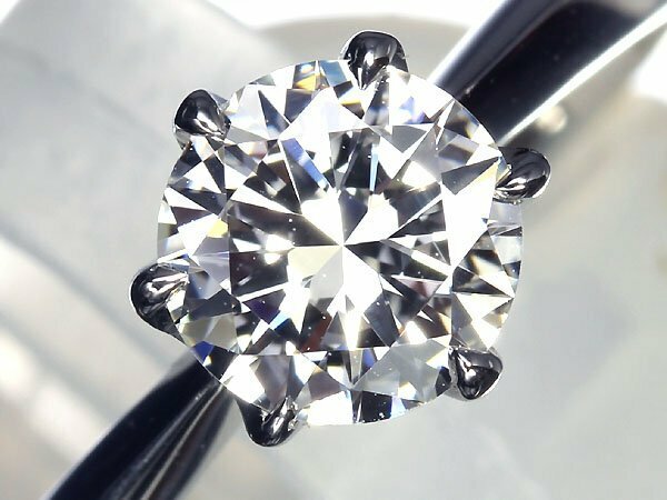 KUM8316SS【売り切り】新品【RK宝石】《Diamond》VS-1 Gカラー GOOD 極上ダイヤモンド 特大1.01ct Pt900 超高級 一粒ダイヤ リング ダイヤ