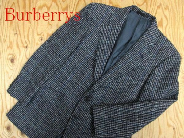 ★バーバリー BURBERRY★メンズ テーラードデザイン チェックツイードジャケット シルク混★R60512008A