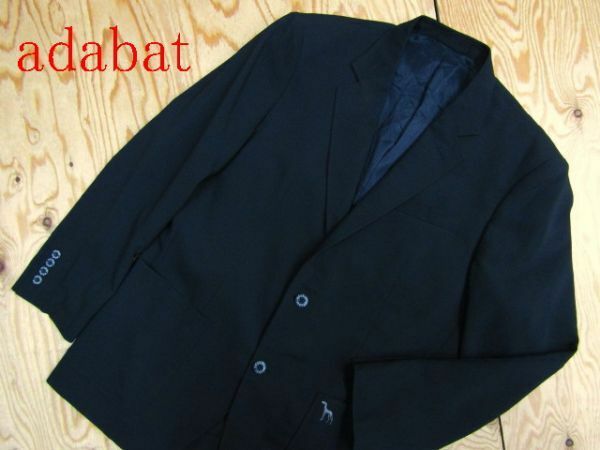 ★アダバット adabat★メンズ テーラードデザインジャケット ワンポイント刺繍★R60519062A