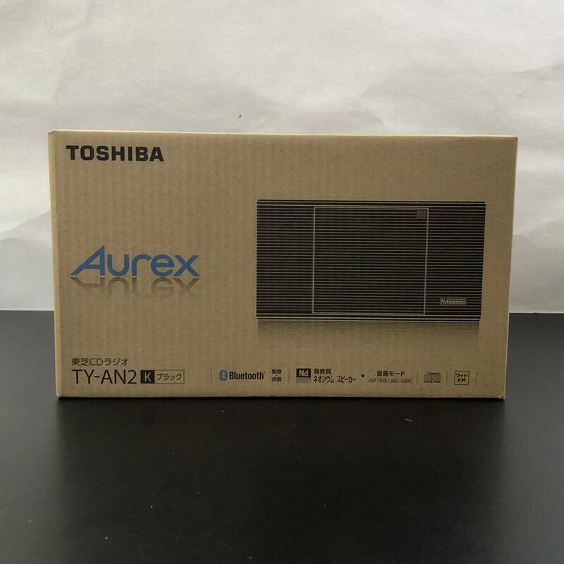 A46 1円～ 東芝 TOSHIBA Aurex CDラジオ TY-AN2 K ブラック