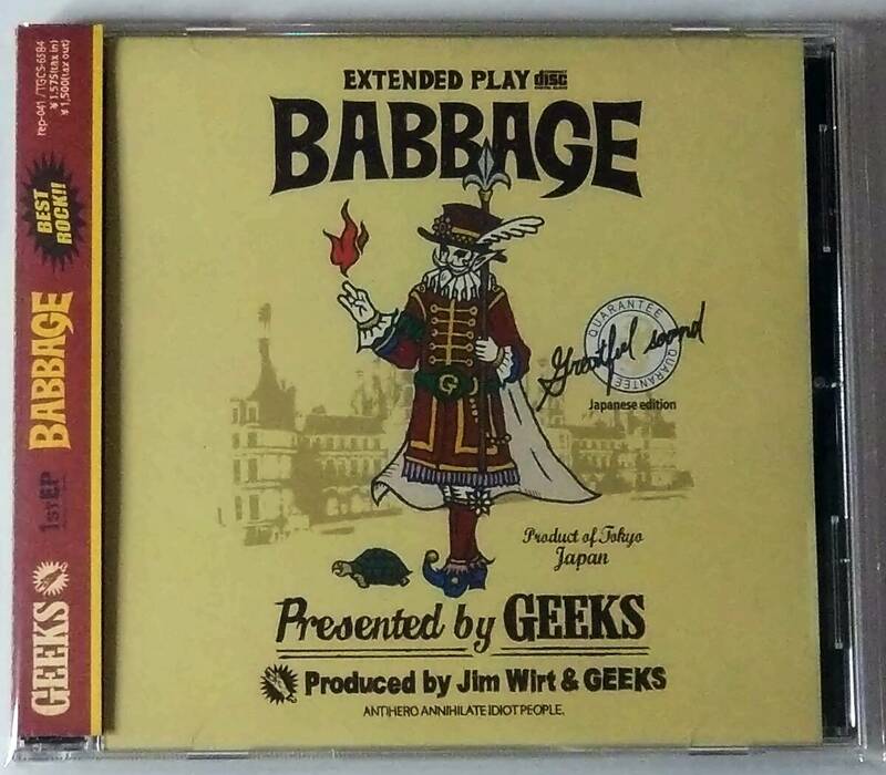 【CD】 GEEKS - BABBAGE / 国内盤 / 送料無料