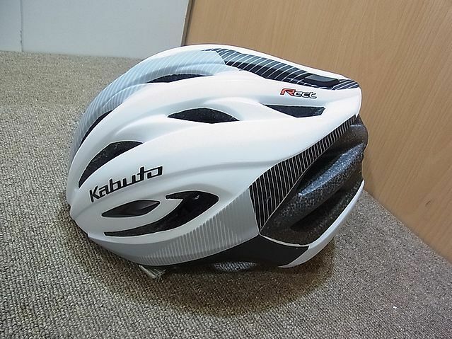 【NG405】OGK KABUTO 自転車 ヘルメット Rect レクト M-L 57-60cm レース対応モデル マットホワイト オージーケーカブト