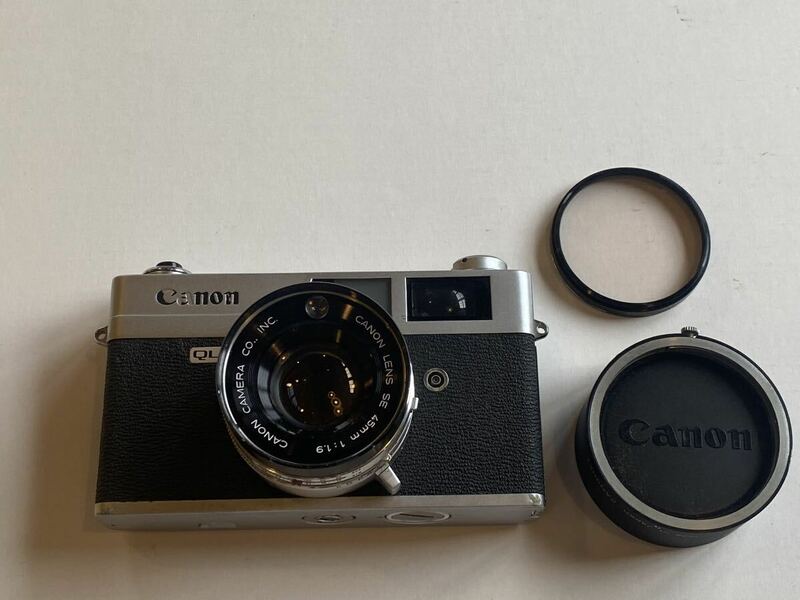 （18）Canon キャノン フィルムカメラ Canonet QL19 MADE IN JAPAN レトロ　ヴィンテージ