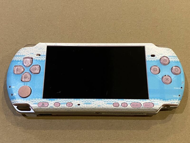☆SONY ホワイト PSP プレイステーションポータブル 本体　VitaminX ピンク PSP-3000