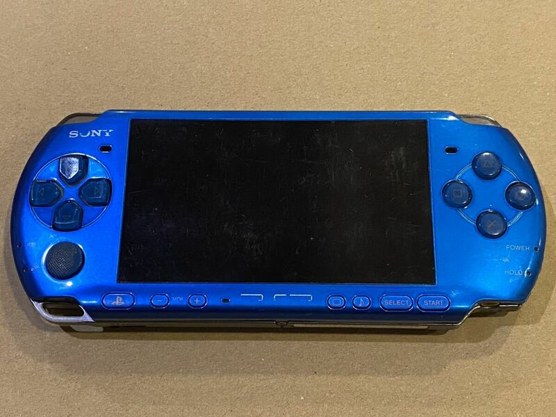☆SONY ソニー PSP プレイステーションポータブル 本体　バイプラントブルー PSP-3000