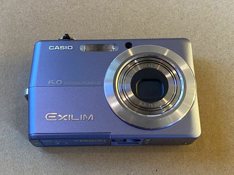 （18）CASIO カシオ コンパクトデジタルカメラ EXILIM EX-Z600 ブルー