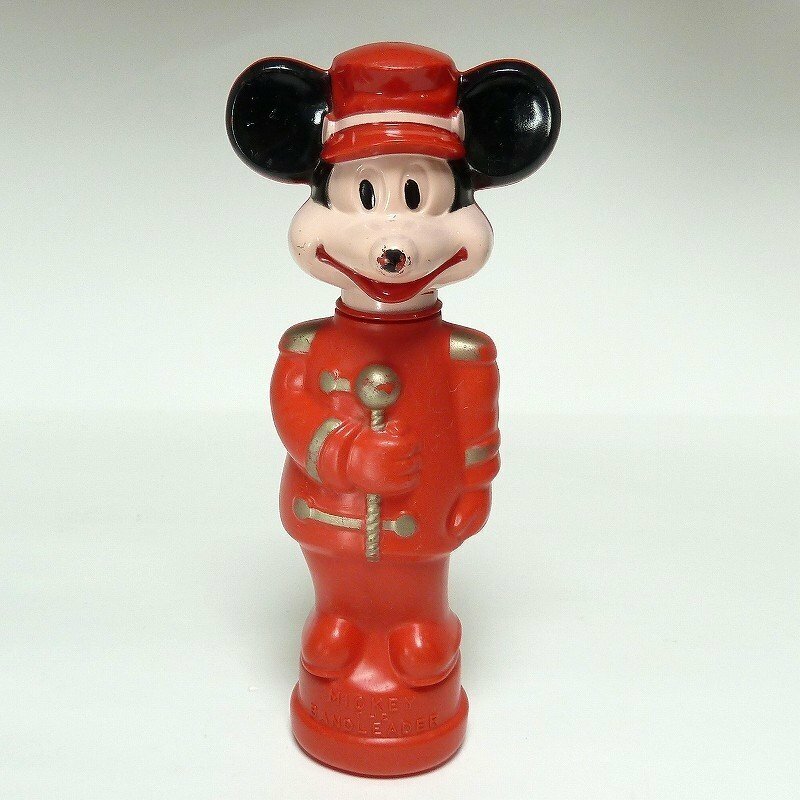 M24-【プライスダウン！】【ヴィンテージ】【DISNEY】「ミッキーマウス」　MICKY THE BANDLEADER　SOAKYボトル　1960’s