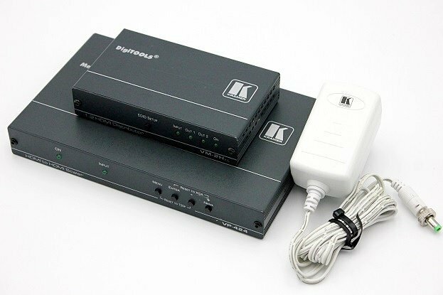 Kramer HDMIスケーラー 分配器セット●VP-424 ＋ VM-2HXL 中古●送料無料