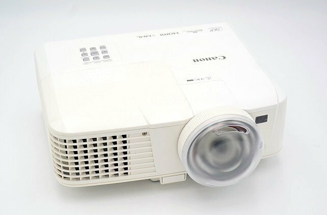 Canon/キヤノン 3100lmプロジェクタ□LV-WX310ST ランプ使用1215時間 中古 訳あり