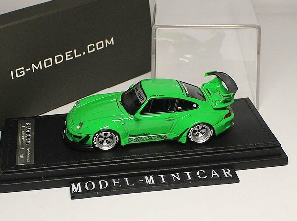 ▲入手困難！Green！世界限定！IG 1/43 ポルシェ Porsche 911 993 RWB RAUH-Welt 新品 IGNITION IG2170