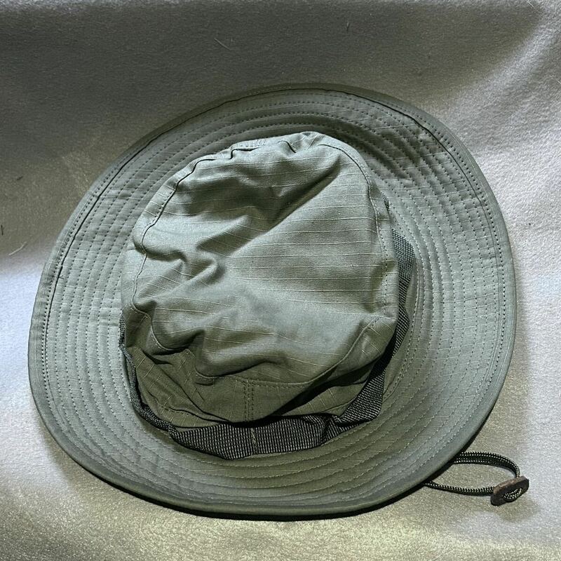 ベトナム戦争 アメリカ軍 OD ブーニーハット ローカルメイド ジャングルファティーグ 7 1/8 57cm レプリカ ミリタリー 帽子