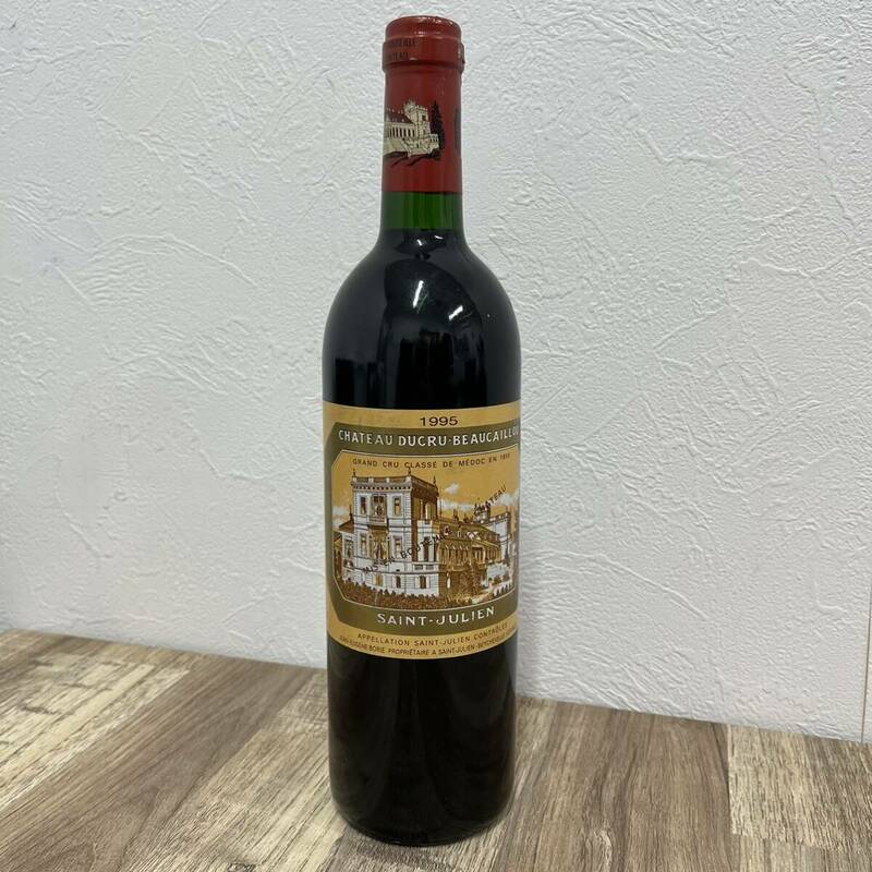 B560【個人保管品】/ 1995 シャトー デュクリュ ボーカイユ 赤ワイン 13% 750ml CHATEAU DUCRU BEAUCAILLOU SAINT JULIEN