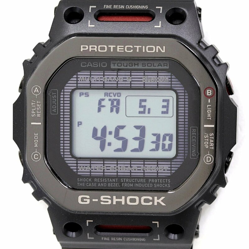 カシオ　G-SHOCK　Gショック　フルメタル　GMW-B5000TVA-1JR　腕時計　電波ソーラー　Bluetooth　クォーツ　メンズ