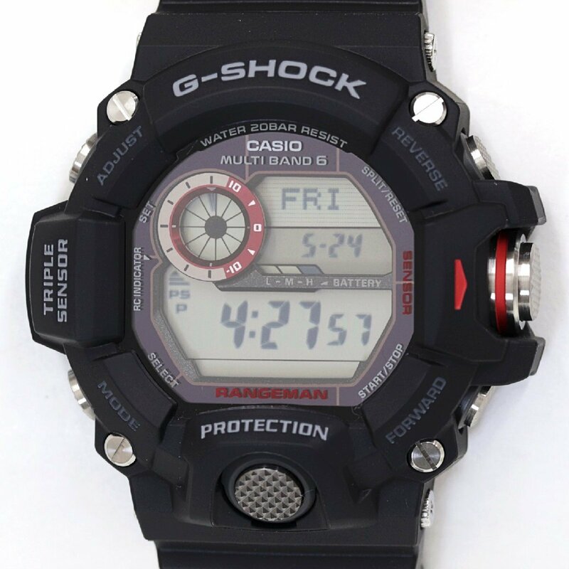 カシオ　G-SHOCK　Gショック　レンジマン　GW-9400J-1JF　腕時計　電波ソーラー　クォーツ　メンズ