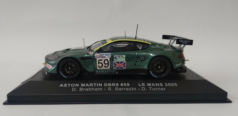 プロドライブ別注 ixo 1/43 アストンマーティン レーシング DBR9 ルマン24h 2005 59号車 ASTON MARTIN GT1クラス3位 4000台限定