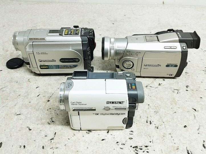 SONY ソニー Panasonic パナソニック デジタルビデオカメラ いろいろまとめて3台セットジャンク