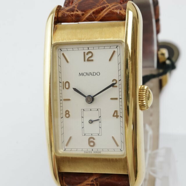 2405-665T モバード MOVADO 1881 限定 コレクション 40.A8.620 手巻き式 腕時計 K18 本体約50g 純正ベルト