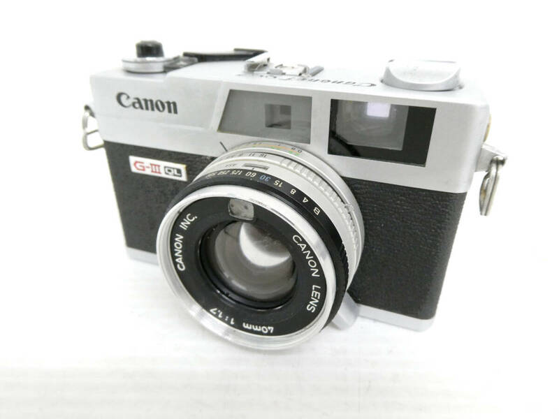 【Canon/キヤノン】辰⑥40//Canonet17/G-III/QL/40mm 1:1.7