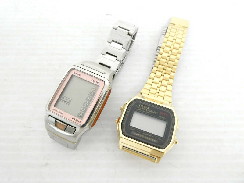 【CASIO】辰⑥77//デジタル腕時計2本セット/DFC-100/A159W