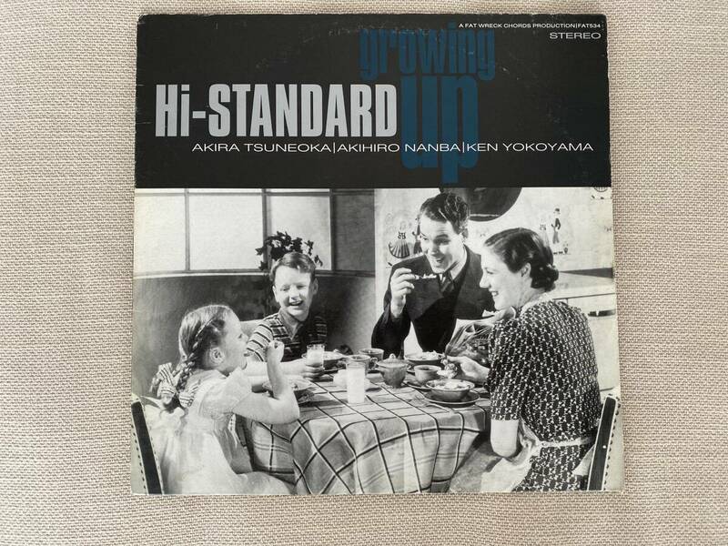 HI-STANDARD ハイ スタンダード　/ Growing Up Fat Wreck Chords FAT534-1 LP レコード　アナログ vinyl 横山健