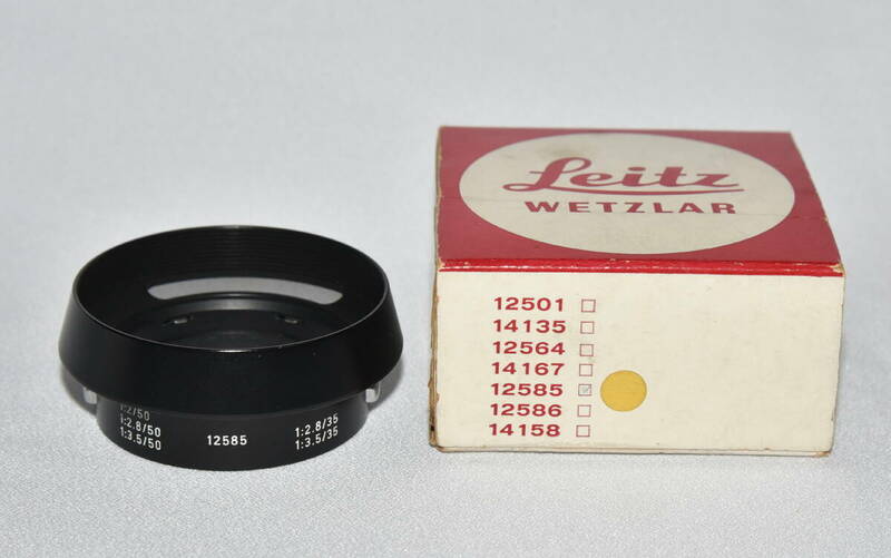 LEICA ライカ　フード　12585　元箱付き