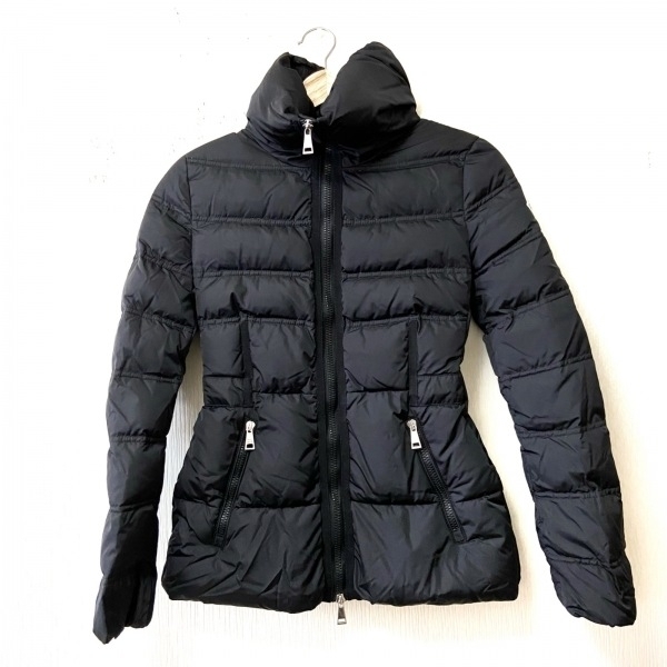 モンクレール MONCLER ダウンジャケット サイズ00 XS ALOUETTE(アルエット) 黒 レディース 長袖/冬 ジャケット