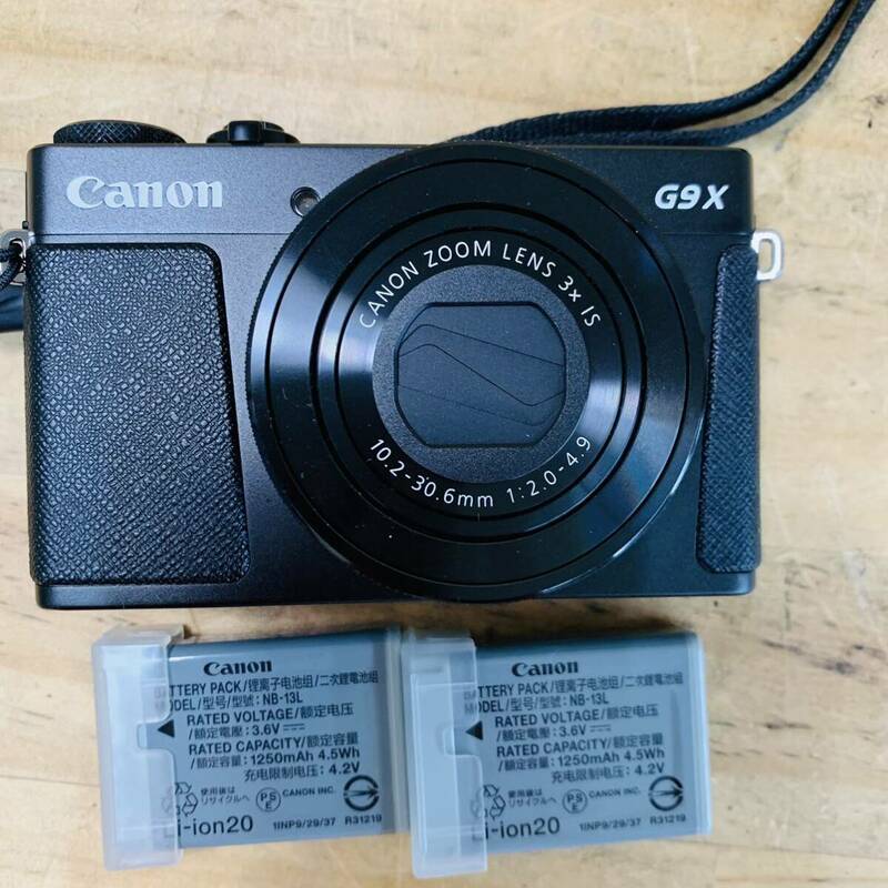 1L37286-500 現状品 美品 Canon キャノン G9X デジタルカメラ