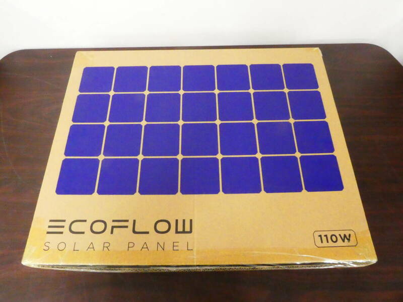 ☆ ECOFLOW エコフロウ 110W SOLAR PANEL ソーラーパネル EFSOLAR110N 未使用保管品 1円スタート ☆