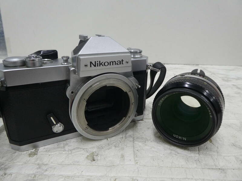 ☆ Nikon Nikomat FT2 ニコン フィルムカメラ レンズ 1：2 f=50mm 中古品 現状品 1円スタート ☆