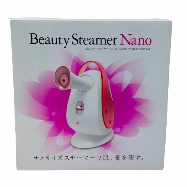 【Beauty Steamer Nano/ビューティースチーマーナノ】未使用品 DMB-725 ホワイト×ピンク 美容★
