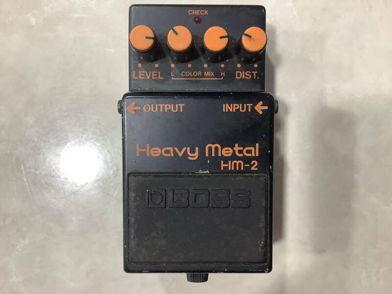 1円〜 BOSS ボス HM-2 Heavy Metal ヘビー メタル 日本製 エフェクター 通電は出来たそうです 他詳細不明