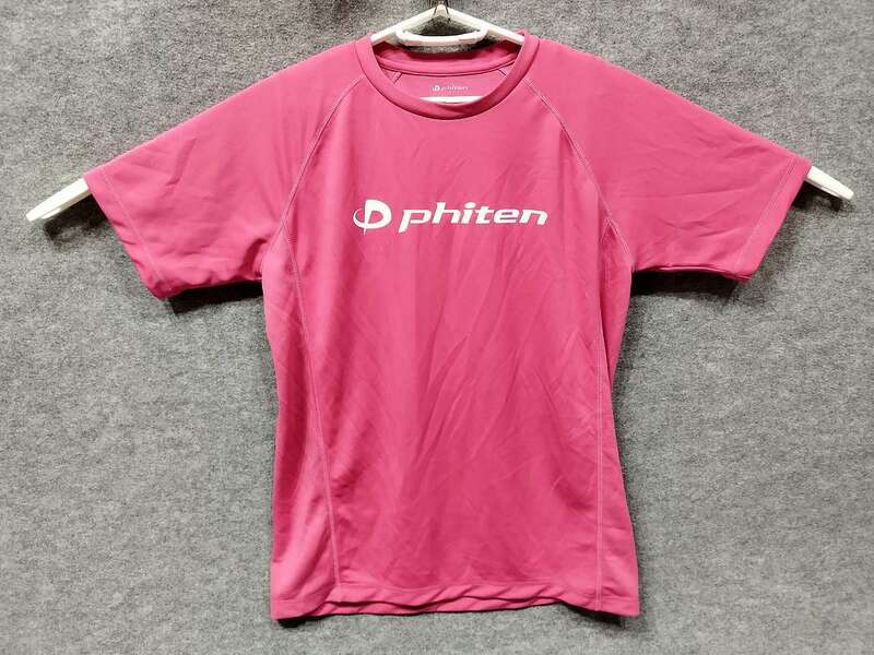 ファイテン PHITEN テニス バドミントン Tシャツ 練習着 半袖 [サイズ: O /カラー: ピンク系]