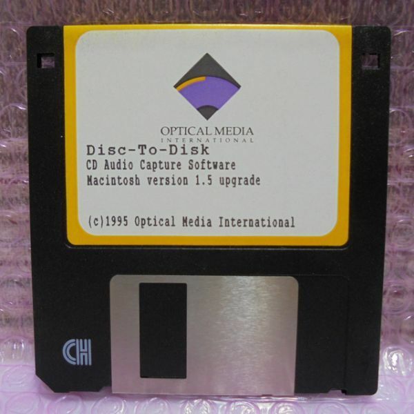 Disc-To-Disk　Macintosh version 1.5 upgrade　フロッピーディスク【Macintosh用FD】ジャンクでお願いします。