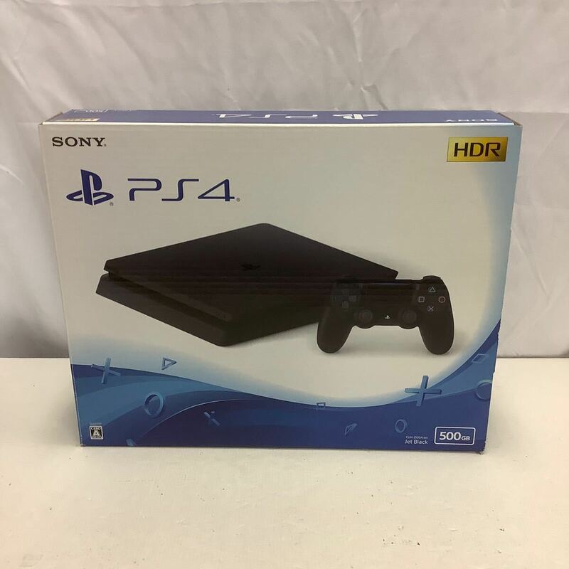 35 【傷あり】SONY PlayStation4 PS4 CUHー2100A Jet Black 500GB （100）