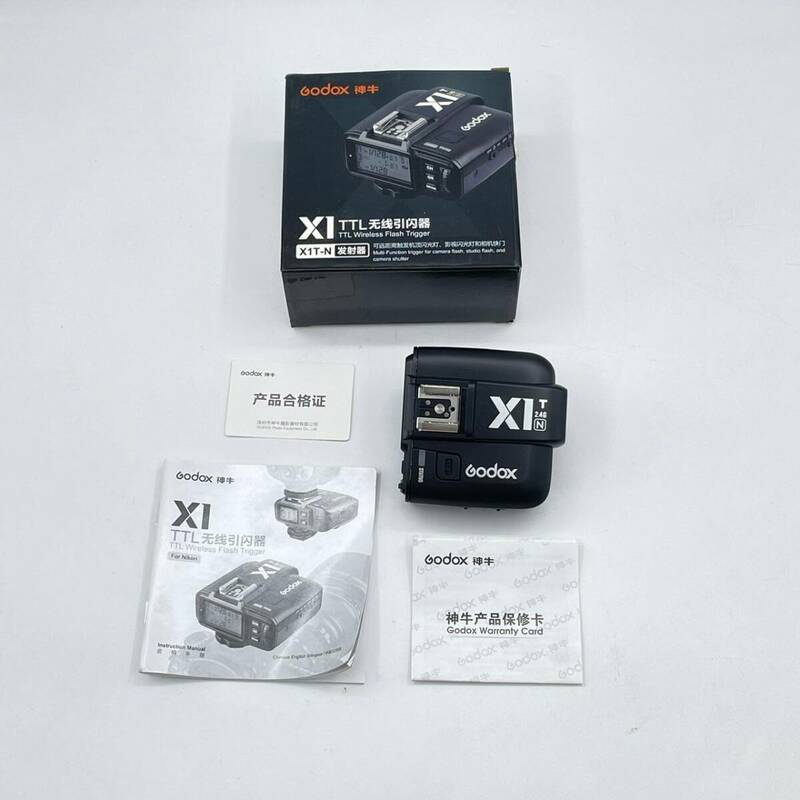【★通電確認済み★】ゴドックス Godox X1T-N 2.4G TTL ワイヤレスフラッシュトリガー 現状品