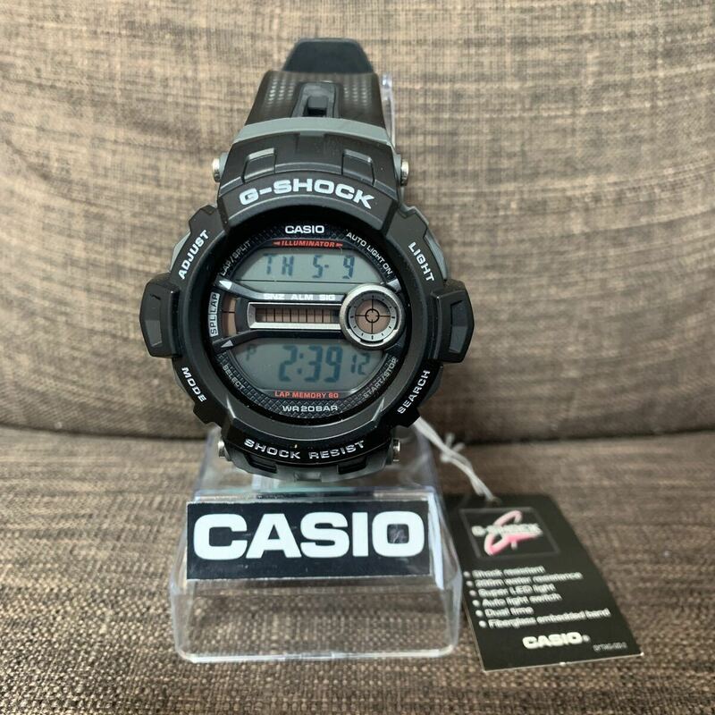 ほぼ未使用 展示品 CASIO カシオ G-SHOCK Gショック GD-200-1DR 腕時計 デジタル ブラック 黒 LEDライト