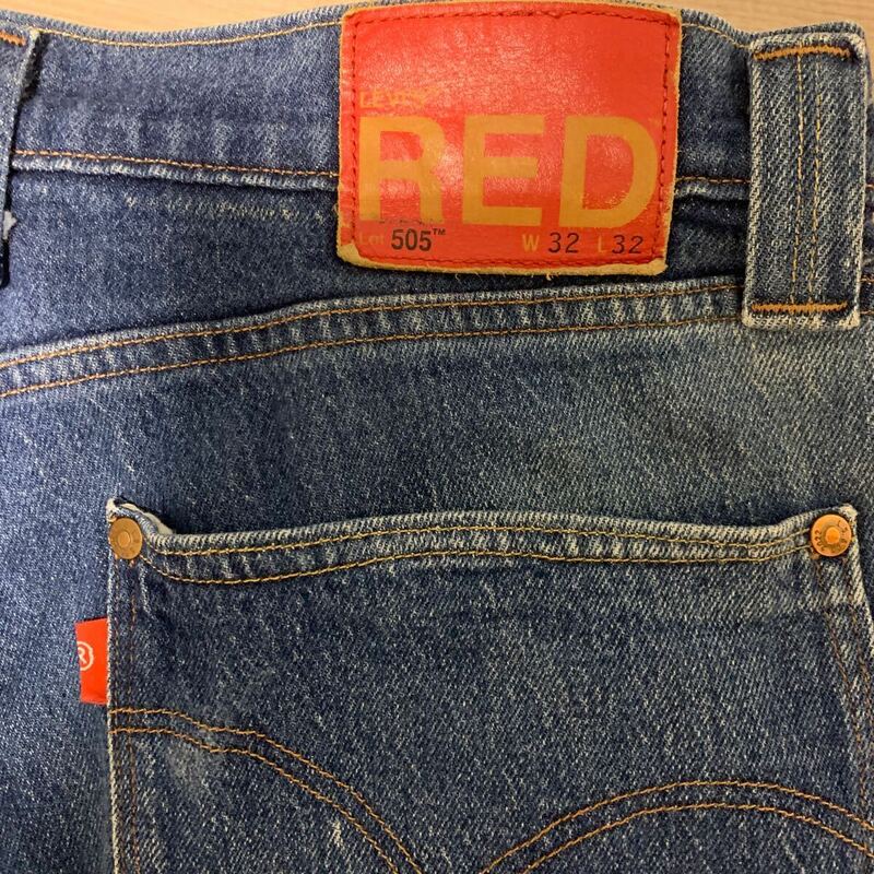 W32 L32 LEVI’S PREMIUM リーバイス RED 505 ジーンズ デニムパンツ メンズ 裏刻印 3496 ジーパン