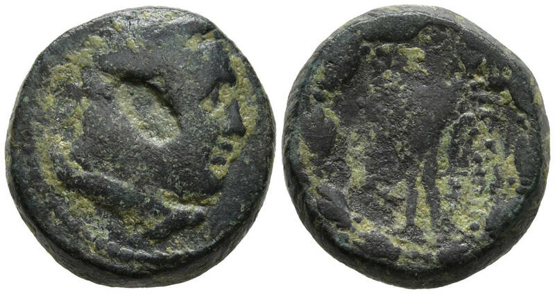 １円スタート! ★古代ギリシャ リディアの都市サルデス (133 BC-AD 14)★古代ギリシャコイン 