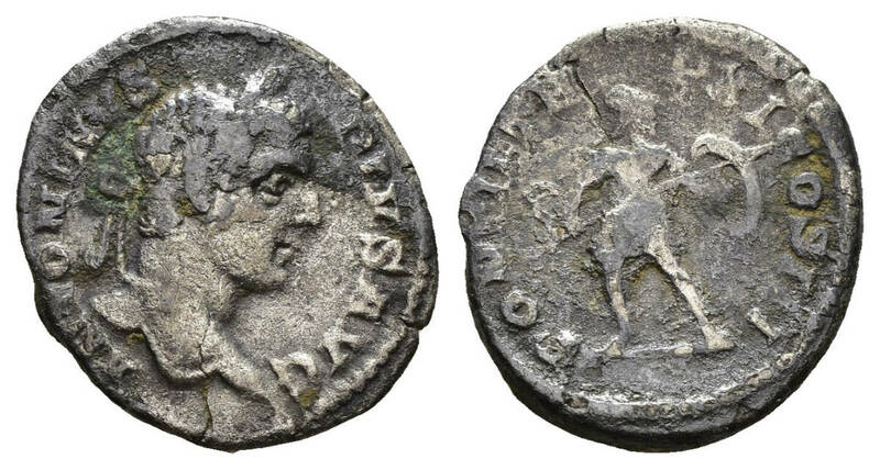 １円スタート! ・ 古代ローマ帝国 銀貨・アンティーク コイン