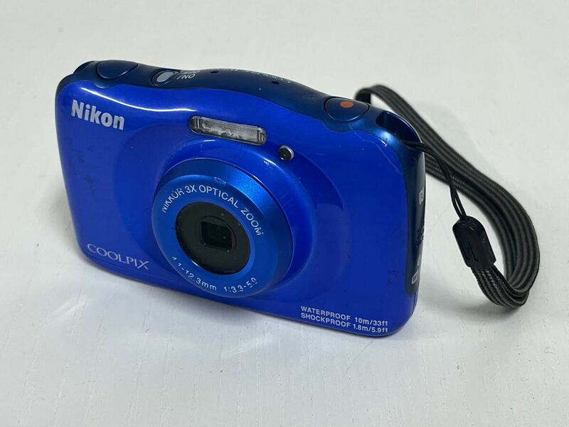 535h Nikon ニコン COOLPIX クールピクス コンパクトデジタルカメラ W100 ブルー 