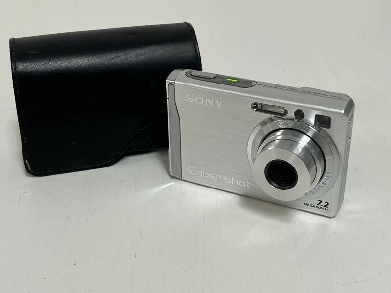 543h SONY ソニー Cyber-shot サイバーショット コンパクトデジタルカメラ DSC-W80 シルバー 