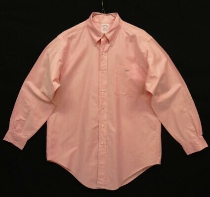 80s ヴィンテージ USA製 BROOKS BROTHERS ブルックスブラザーズ Makers オックスフォード BDシャツ ピンク VINTAGE 80年代 アメリカ製