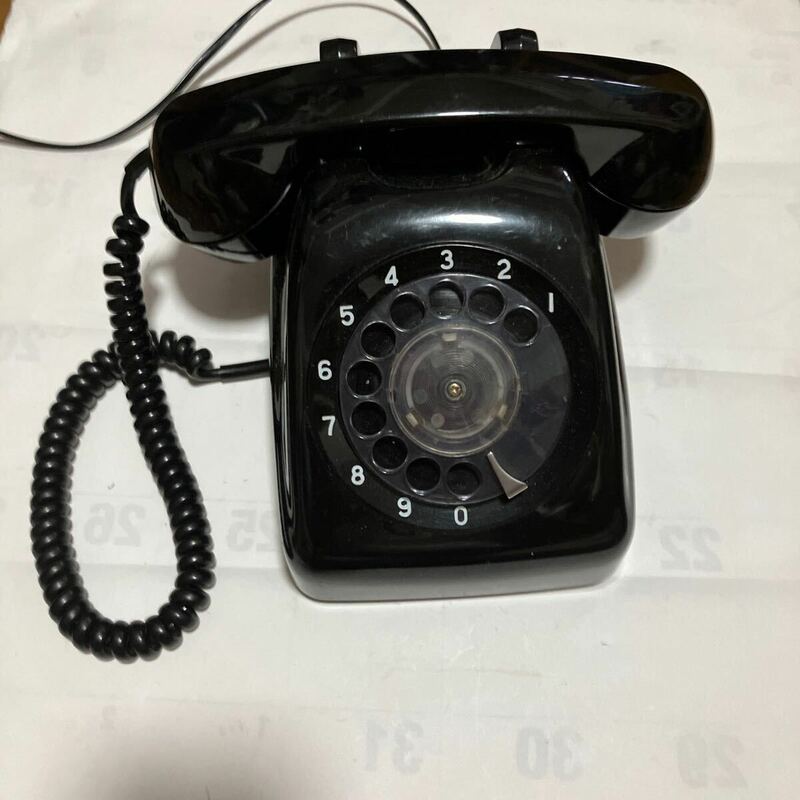 黒電話 昭和レトロ ダイヤル式 527-2