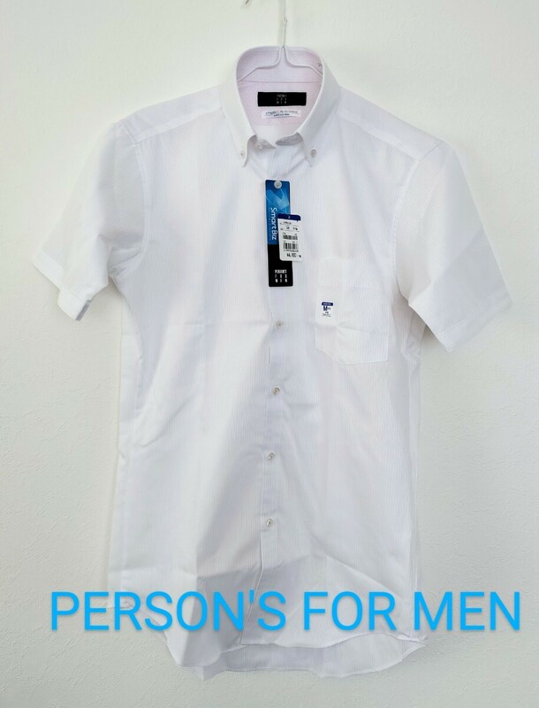 未使用★PERSON'S FOR MEN 半袖シャツ Мサイズ ホワイト