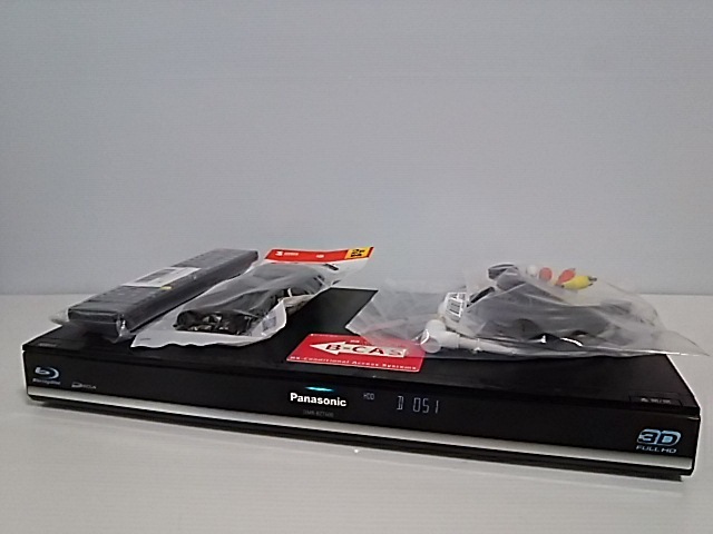 パナソニックDMR-BZT600 ブルーレイレコーダー 500GB(3番組同時録画) 地デジ・BS・CS 新品リモコン付《整備済・フルメンテナンス品》