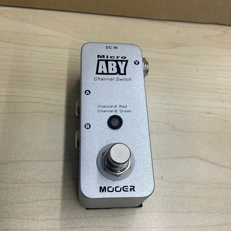(67) MOOER micro ABY チャンネルスイッチ 現状品 通電のみ確認