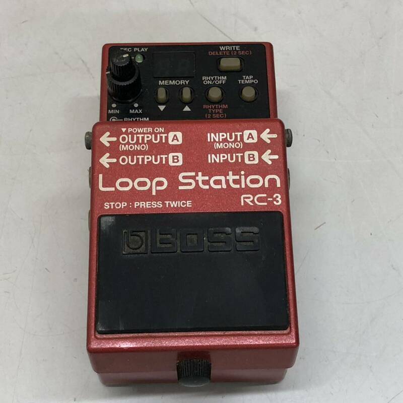 ⑤ BOSS Loop Station RC-3 現状品 通電のみ確認済 ジャンク ギター エフェクター ループステーション 