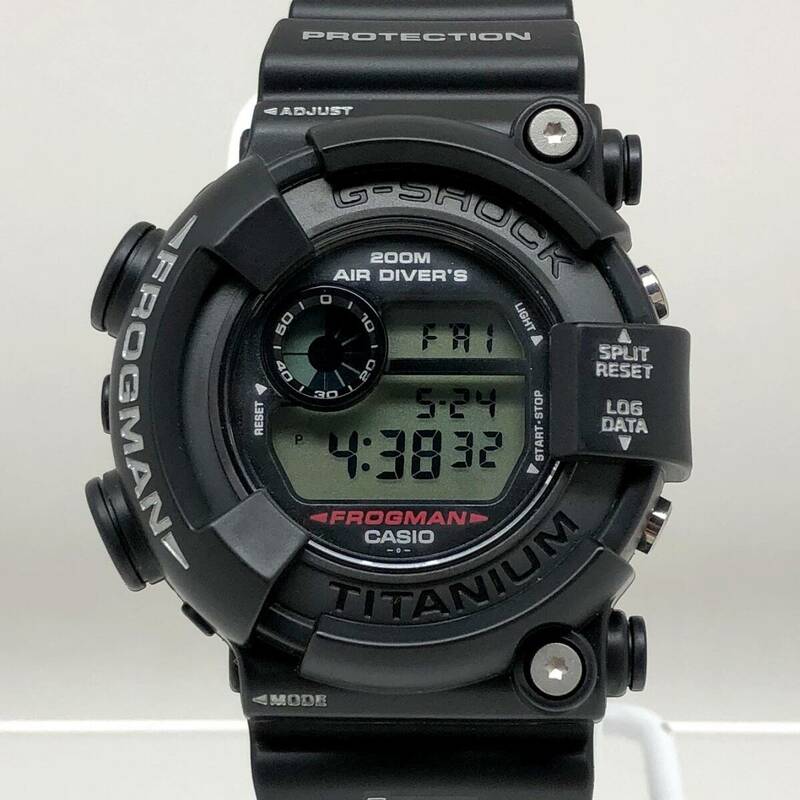 G-SHOCK ジーショック 【ITV4BBMOW2J8】 CASIO カシオ 腕時計 DW-8200Z-1T フロッグマン FROGMAN メンインブラック デジタル クォーツ